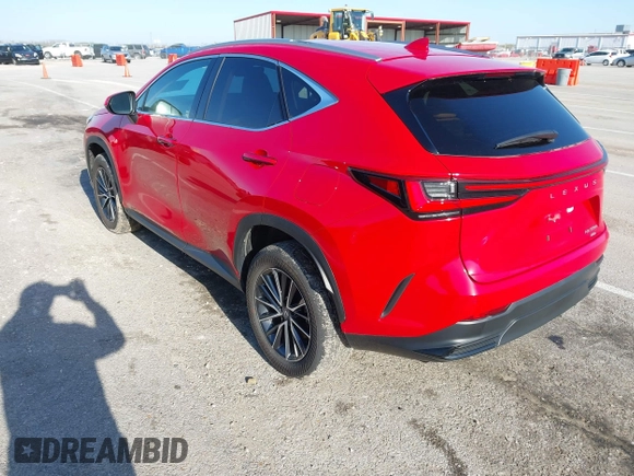 2024 Lexus NX with VIN 2T2GKCEZ1RC027918, listed as a IAAI auction lot 41955635 with 24,434 mi miles. Bid and sale history available at carsss.com. Image 3.