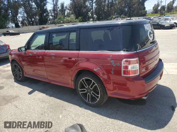 2014 Ford Flex SEL z VIN 2FMGK5C86EBD45249, wystawiony jako Copart lot #56516635 z przebiegiem 129 557 mil mil oraz Szkody całkowita. Historia ofert i sprzedaży dostępna na DreamBid. Obrazek 2.