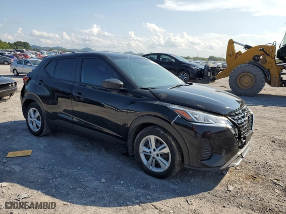 2022 Nissan Kicks S with VIN 3N1CP5BV9NL525943, listed as a Copart auction lot 65404094 with 56,113 mi miles and Salvage Title. Bid and sale history available at carsss.com. Image 4.