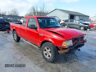 2006 Ford Ranger XLT with VIN 1FTZR45E76PA51150, listed as a IAAI auction lot 41575517 with 142,258 mi miles. Bid and sale history available at carsss.com. Image 1.