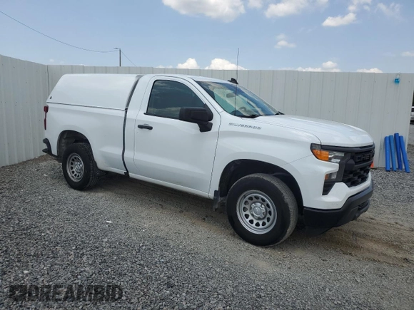 2023 Chevrolet Silverado 1500 Work Truck with VIN 3GCNAAEK5PG347820, listed as a Copart auction lot 56279775 with 125,782 mi miles and Clean Title. Bid and sale history available at DreamBid. Image 4.