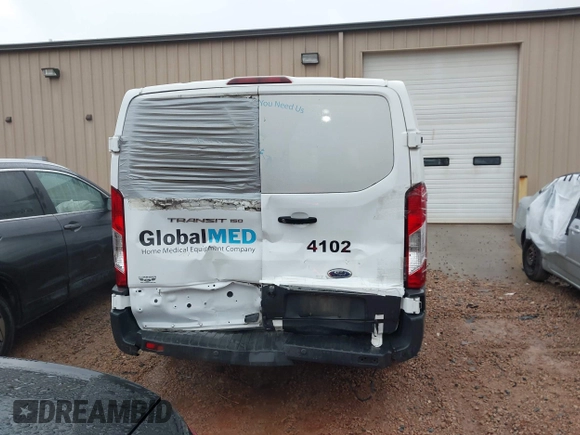 2018 Ford Transit with VIN 1FTYE1YM9JKB54102, listed as a IAAI auction lot 41538430 with 301,078 mi miles and . Bid and sale history available at carsss.com. Image 16.