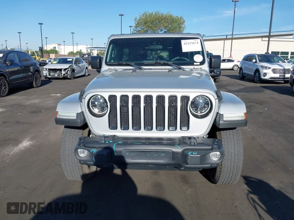 2023 Jeep Wrangler Willys with VIN 1C4HJXDG3PW577807, listed as a IAAI auction lot 42323674 with 28,808 mi miles and . Bid and sale history available at DreamBid. Image 12.
