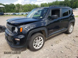 2019 Jeep Renegade Sport with VIN ZACNJBAB6KPJ92307, listed as a Copart auction lot 64247875 with 61,760 mi miles and Salvage title. Bid and sale history available at DreamBid. Image 1.