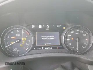 2021 Cadillac XT4 AWD Premium Luxury with VIN 1GYFZDR4XMF007080, listed as a Copart auction lot 87943335 with 36,379 mi miles and Salvage Title. Bid and sale history available at carsss.com. Image 9.