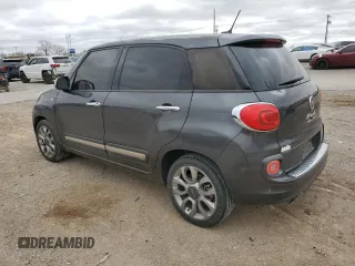 2014 FIAT 500L Lounge with VIN ZFBCFACH6EZ005499, listed as a Copart auction lot 49859355 with 155,511 mi miles and Clean Title. Bid and sale history available at DreamBid. Image 2.