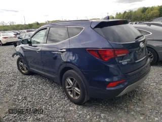 2017 Hyundai Santa Fe 2.4L z VIN 5XYZUDLB5HG483135, wystawiony jako Copart lot #55426735 z przebiegiem 93 470 mil mil oraz Szkoda całkowita • Salvage title. Historia ofert i sprzedaży dostępna na DreamBid. Obrazek 2.