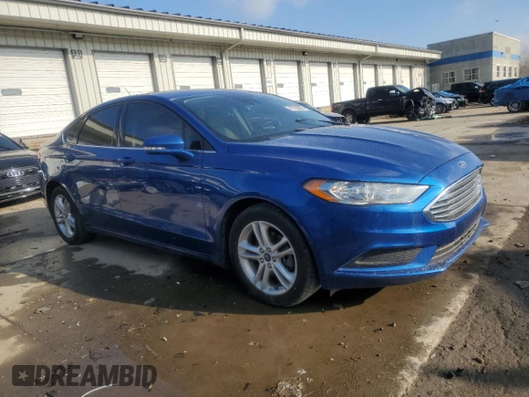 2018 Ford Fusion SE with VIN 3FA6P0H77JR188708, listed as a Copart auction lot 47030095 with 141,050 mi miles and Salvage Title. Bid and sale history available at DreamBid. Image 4.