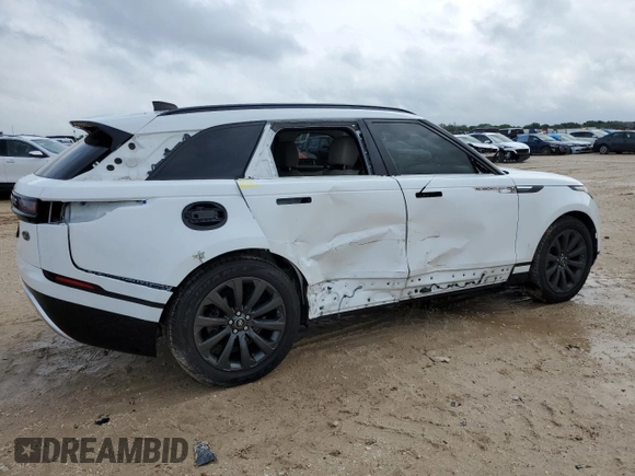 2019 Land Rover Range Rover Velar S with VIN SALYB2FV0KA220823, listed as a Copart auction lot 59309164 with 44,102 mi miles and Salvage title. Bid and sale history available at DreamBid. Image 3.