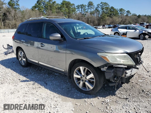 2016 Nissan Pathfinder Platinum с VIN 5N1AR2MN0GC610271, выставлен на аукционе Copart как лот 48664605 с пробегом 184 693 миль миль и Списание • Salvage title. История ставок и продаж доступна на DreamBid. Изображение 4.