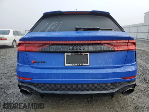 2022 Audi RS Q8 z VIN WU1ARBF15ND007471, wystawiony jako Copart lot #85458484 z przebiegiem Nie podano mil oraz Szkoda całkowita • Salvage title. Historia ofert i sprzedaży dostępna na DreamBid. Obrazek 6.