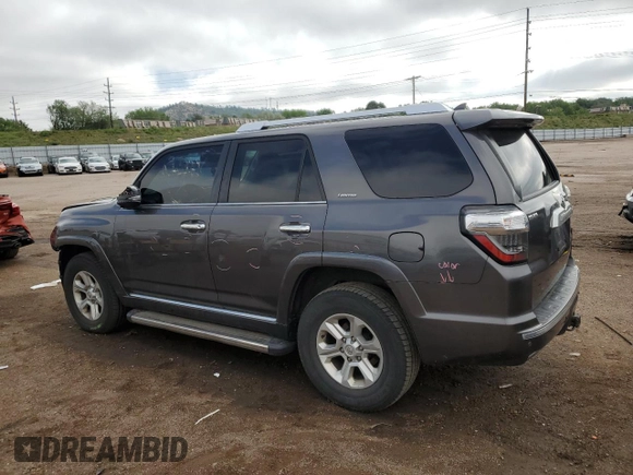 2015 Toyota 4Runner Limited with VIN JTEBU5JR5F5262482, listed as a Copart auction lot 57682185 with 181,877 mi miles and Salvage title. Bid and sale history available at DreamBid. Image 2.