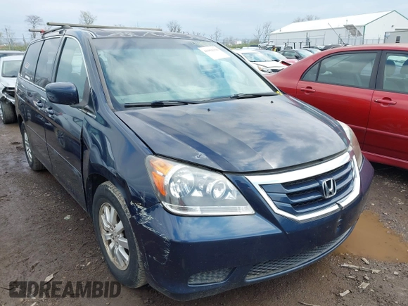 2009 Honda Odyssey EX-L with VIN 5FNRL38629B024694, listed as a IAAI auction lot 41958258 with 209,009 mi miles. Bid and sale history available at carsss.com. Image 1.