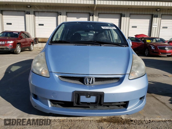 2008 Honda Fit with VIN JHMGD38408S008707, listed as a Copart auction lot 52758965 with 132,193 mi miles and Salvage Title. Bid and sale history available at carsss.com. Image 5.
