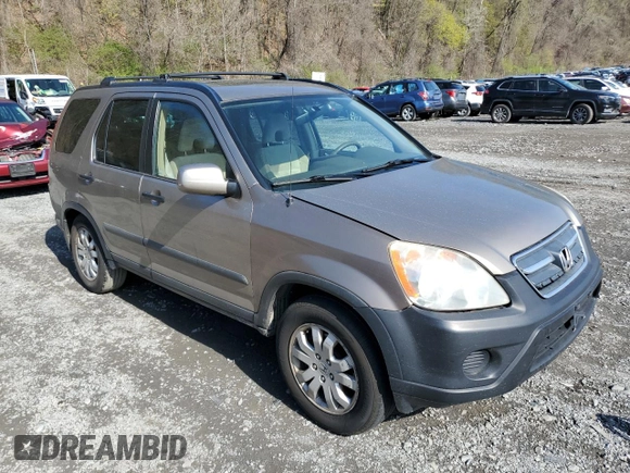 2005 Honda CR-V EX with VIN SHSRD78895U346287, listed as a Copart auction lot 53640175 with 141,422 mi miles and Clean Title. Bid and sale history available at carsss.com. Image 4.