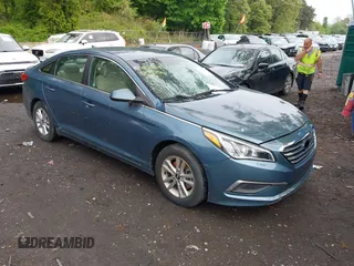 2016 Hyundai Sonata SE z VIN 5NPE24AF5GH380038, wystawiony jako IAAI lot #42270263 z przebiegiem 73 698 mil mil oraz . Historia ofert i sprzedaży dostępna na DreamBid. Obrazek 1.