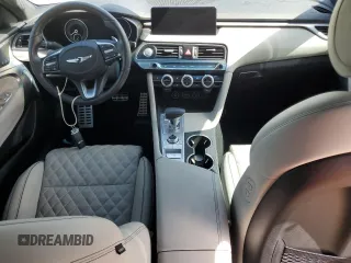 2022 Genesis G70 3.3T with VIN KMTG54TE1NU101029, listed as a Copart auction lot 74693774 with 0 mi miles and Non Repairable. Bid and sale history available at carsss.com. Image 8.
