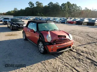 2007 MINI Convertible S with VIN WMWRH33587TJ43499, listed as a Copart auction lot 76266684 with 103,691 mi miles and Salvage title. Bid and sale history available at DreamBid. Image 11.