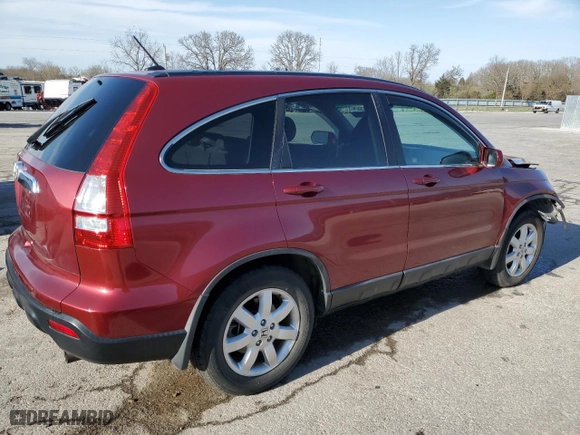 2009 Honda CR-V EX-L with VIN 5J6RE48749L061553, listed as a Copart auction lot 50240155 with 105,776 mi miles and Salvage Title. Bid and sale history available at carsss.com. Image 3.