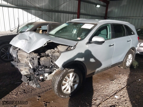 2017 Kia Sorento LX with VIN 5XYPG4A31HG193291, listed as a IAAI auction lot 41711059 with 119,491 mi miles. Bid and sale history available at carsss.com. Image 18.