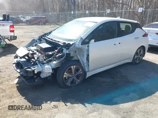 2021 Nissan LEAF SV with VIN 1N4AZ1CV8MC556168, listed as a IAAI auction lot 41758095 with 16,631 mi miles and . Bid and sale history available at DreamBid. Image 23.
