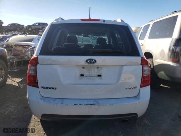 2007 Kia Rondo EX with VIN KNAFG526377110981, listed as a Copart auction lot 85126884 with 117,480 mi miles and Salvage Title. Bid and sale history available at carsss.com. Image 6.