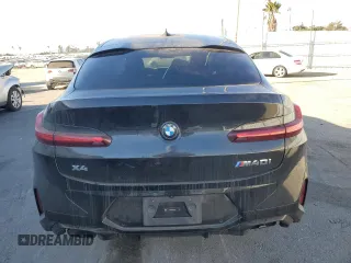 2024 BMW X4 M40i with VIN 5UX43DT04R9U21223, listed as a Copart auction lot 89411275 with 0 mi miles and Salvage Title. Bid and sale history available at carsss.com. Image 6.