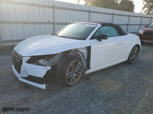 2017 Audi TT Roadster with VIN TRUT5CFV2H1007191, listed as a Copart auction lot 76978464 with NaN miles and Salvage Title. Bid and sale history available at carsss.com. Image 1.