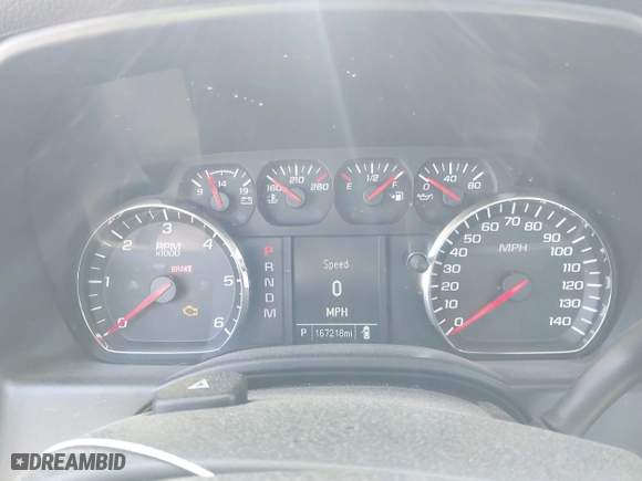 2016 Chevrolet Silverado 1500 Work Truck with VIN 1GCNCNEC2GZ297954, listed as a IAAI auction lot 42027288 with 167,218 mi miles. Bid and sale history available at carsss.com. Image 7.