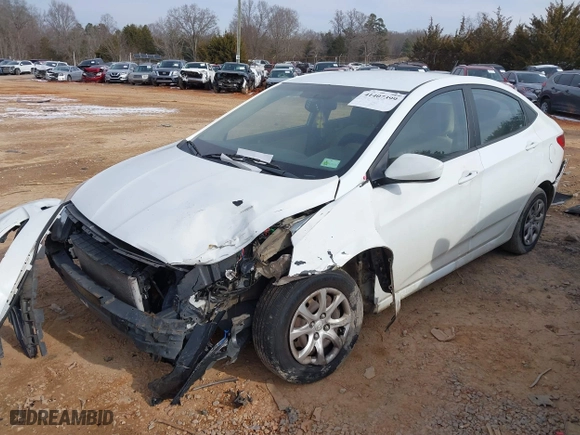 2013 Hyundai Accent GLS with VIN KMHCT4AEXDU346427, listed as a IAAI auction lot 41407399 with 202,696 mi miles. Bid and sale history available at carsss.com. Image 17.