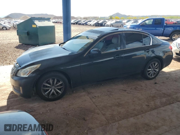 2007 Infiniti G35 Journey with VIN JNKBV61E77M709176, listed as a Copart auction lot 55491235 with 199,902 mi miles and Salvage Title. Bid and sale history available at DreamBid. Image 1.