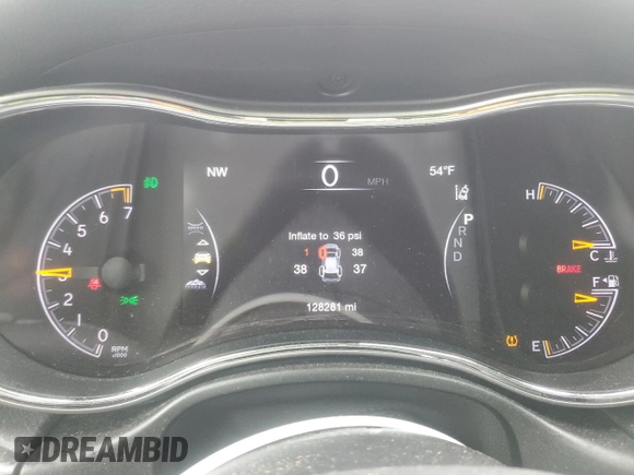 2020 Jeep Grand Cherokee Limited with VIN 1C4RJFBG4LC237921, listed as a Copart auction lot 60778655 with 128,281 mi miles and Salvage title. Bid and sale history available at DreamBid. Image 9.