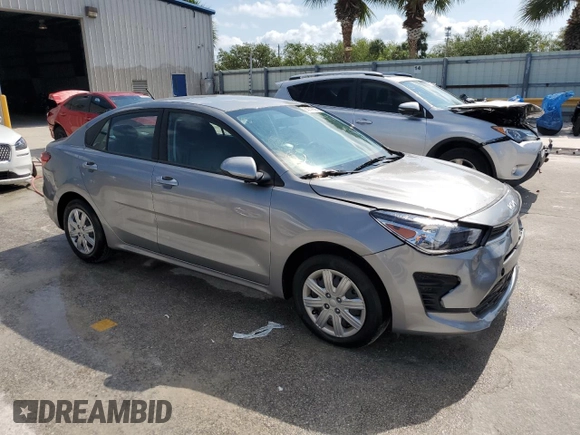 2023 Kia Rio LX with VIN 3KPA24AD3PE592664, listed as a Copart auction lot 50747625 with 8,014 mi miles and Salvage Title. Bid and sale history available at DreamBid. Image 4.
