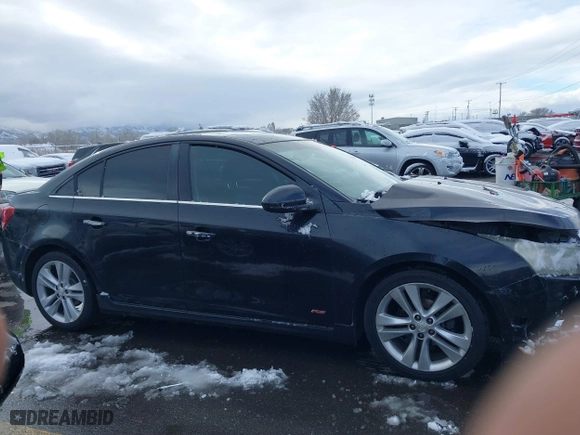 2012 Chevrolet Cruze LTZ with VIN 1G1PH5SC5C7309169, listed as a IAAI auction lot 41818551 with 158,837 mi miles. Bid and sale history available at carsss.com. Image 13.