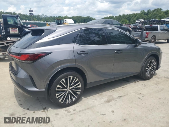 2023 Lexus RX 350 with VIN 2T2BAMBA8PC009995, listed as a Copart auction lot 60724165 with 25,227 mi miles and Salvage title. Bid and sale history available at DreamBid. Image 3.