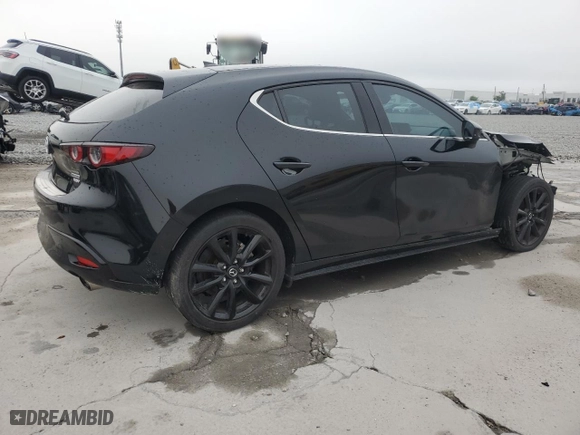 2021 Mazda Mazda3 Hatchback 2.5 Turbo with VIN JM1BPBJY0M1403285, listed as a Copart auction lot 46423185 with 40,737 mi miles and Salvage Title. Bid and sale history available at carsss.com. Image 3.