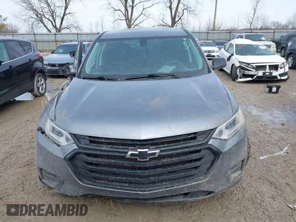 2020 Chevrolet Traverse LS with VIN 1GNERFKW4LJ287655, listed as a IAAI auction lot 41639412 with 59,065 mi miles and . Bid and sale history available at DreamBid. Image 12.