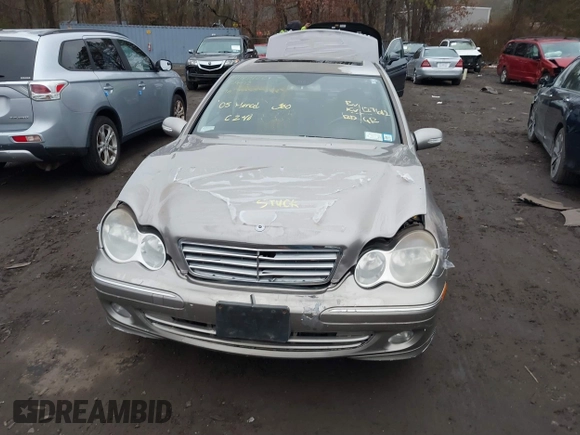 2005 Mercedes-Benz C 240 with VIN WDBRF81J45F686641, listed as a IAAI auction lot 41168122 with Not provided miles and . Bid and sale history available at DreamBid. Image 6.