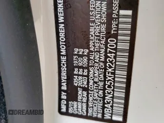 2015 BMW 4 Series 428i с VIN WBA3N3C5XFK234700, выставлен на аукционе Copart как лот 54837525 с пробегом 133 341 миль миль и Списание • Salvage title. История ставок и продаж доступна на DreamBid. Изображение 13.