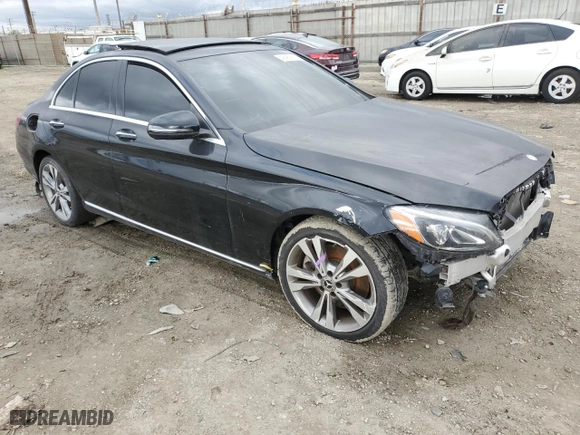 2017 Mercedes-Benz C-Class C 300 with VIN 55SWF4JB1HU224762, listed as a Copart auction lot 48962605 with 77,552 mi miles and Clean Title. Bid and sale history available at carsss.com. Image 4.
