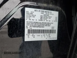 2023 Ford Maverick XL z VIN 3FTTW8F98PRA97961, wystawiony jako Copart lot #57864895 z przebiegiem 16 298 mil mil oraz Szkoda całkowita • Salvage title. Historia ofert i sprzedaży dostępna na DreamBid. Obrazek 12.