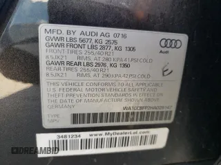 2017 Audi SQ5 Premium Plus with VIN WA1CCBFP2HA029147, listed as a Copart auction lot 74914084 with 127,812 mi miles and Salvage Title. Bid and sale history available at carsss.com. Image 14.