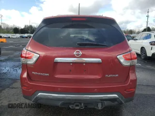 2015 Nissan Pathfinder Platinum with VIN 5N1AR2MN3FC715658, listed as a Copart auction lot 47620925 with 94,097 mi miles and Salvage Title. Bid and sale history available at DreamBid. Image 6.