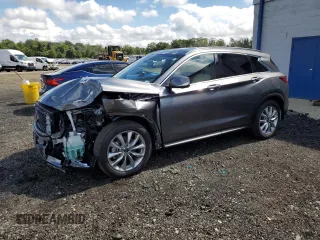 2022 Infiniti QX50 Essential with VIN 3PCAJ5CB5NF120297, listed as a Copart auction lot 65633113 with 10,035 mi miles and . Bid and sale history available at DreamBid. Image 1.