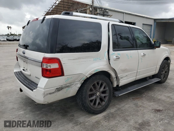 2017 Ford Expedition Limited with VIN 1FMJU1KT5HEA44446, listed as a Copart auction lot 55513055 with 130,912 mi miles and Salvage title. Bid and sale history available at DreamBid. Image 3.