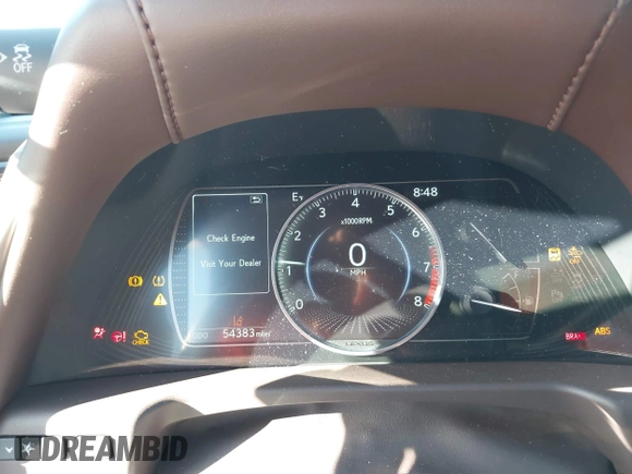 2021 Lexus ES 350 with VIN 58ADZ1B12MU082657, listed as a IAAI auction lot 42044566 with 54,383 mi miles and . Bid and sale history available at DreamBid. Image 7.