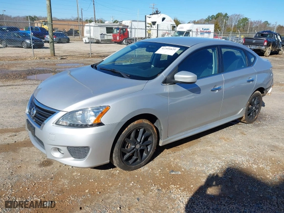 2013 Nissan Sentra SV with VIN 3N1AB7AP4DL613642, listed as a IAAI auction lot 41595829 with 99,351 mi miles. Bid and sale history available at carsss.com. Image 18.