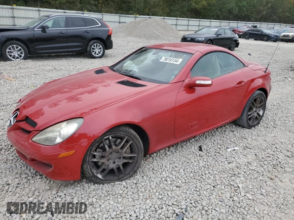 2007 Mercedes-Benz SLK 350 z VIN WDBWK56F37F158142, wystawiony jako Copart lot #79016134 z przebiegiem 90 487 mil mil oraz Szkoda całkowita • Salvage title. Historia ofert i sprzedaży dostępna na DreamBid. Obrazek 1.