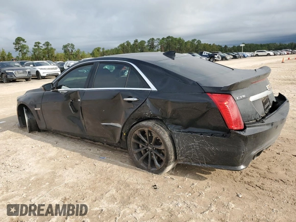 2018 Cadillac CTS-V z VIN 1G6A15S61J0132091, wystawiony jako Copart lot #64077954 z przebiegiem 60 874 mil mil oraz Tytuł czysty. Historia ofert i sprzedaży dostępna na DreamBid. Obrazek 2.