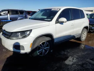 2014 Volkswagen Tiguan SE z VIN WVGAV3AXXEW626089, wystawiony jako Copart lot #43056995 z przebiegiem 140 070 mil mil oraz Szkoda całkowita • Salvage title. Historia ofert i sprzedaży dostępna na DreamBid. Obrazek 1.